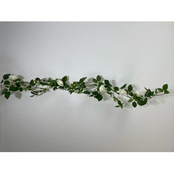 White Rose Garland Promo